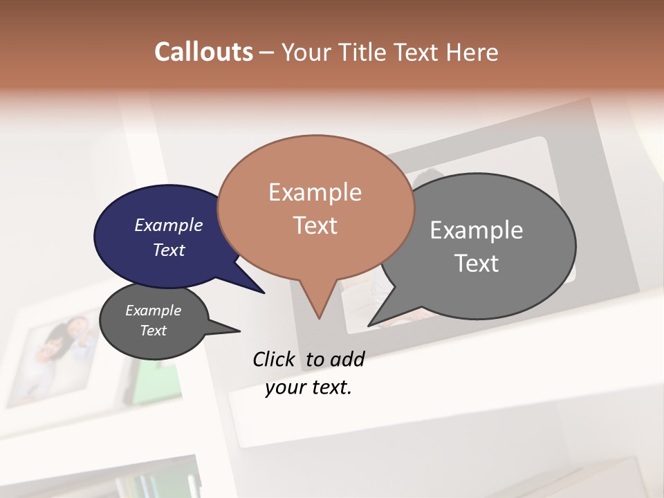 Living Room Happy Face PowerPoint Template