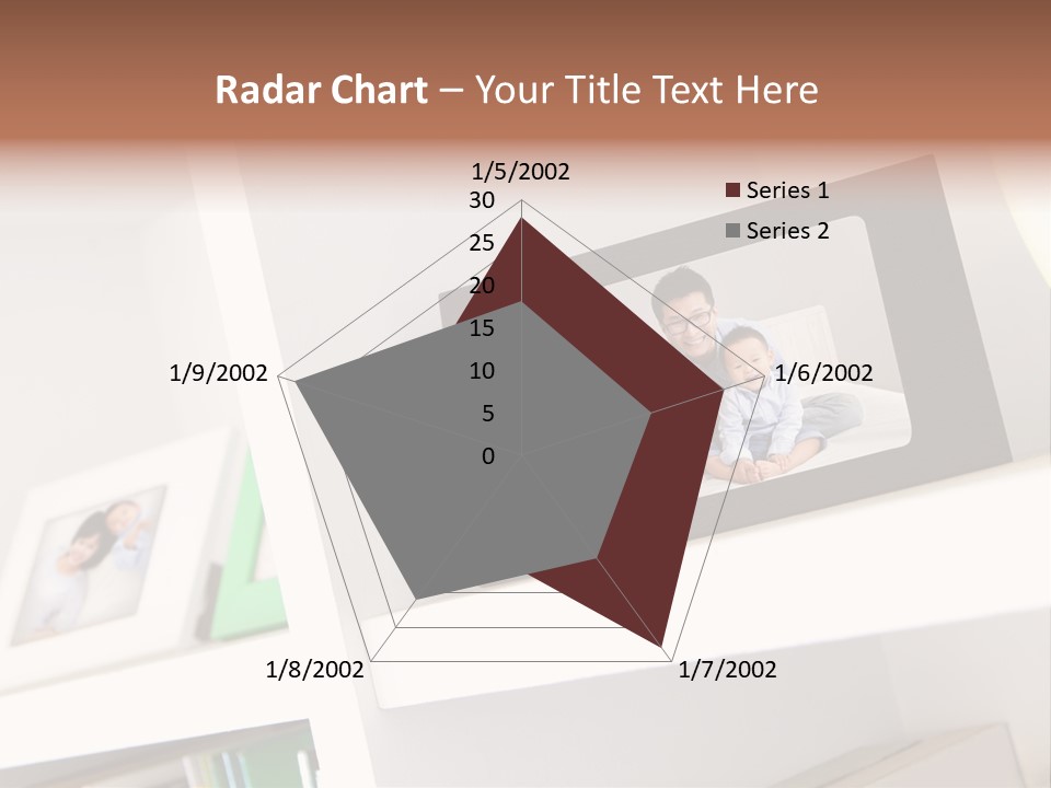 Living Room Happy Face PowerPoint Template