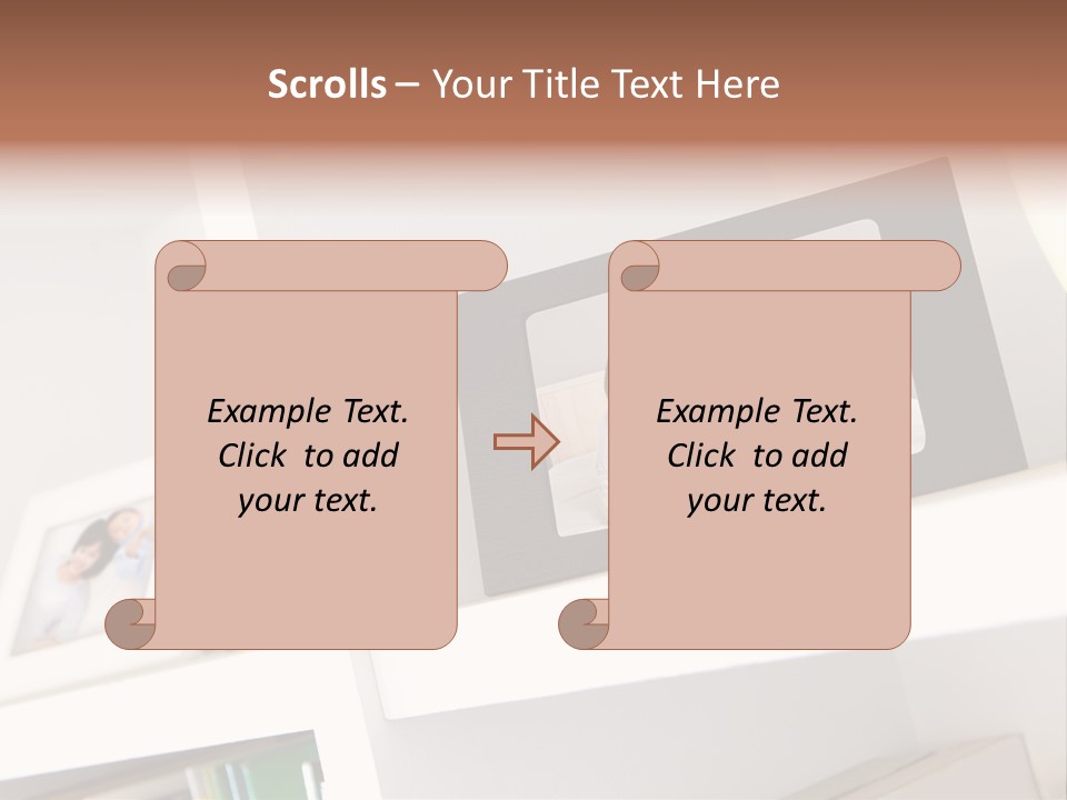 Living Room Happy Face PowerPoint Template