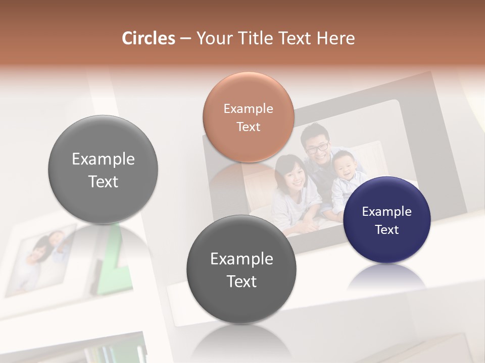 Living Room Happy Face PowerPoint Template