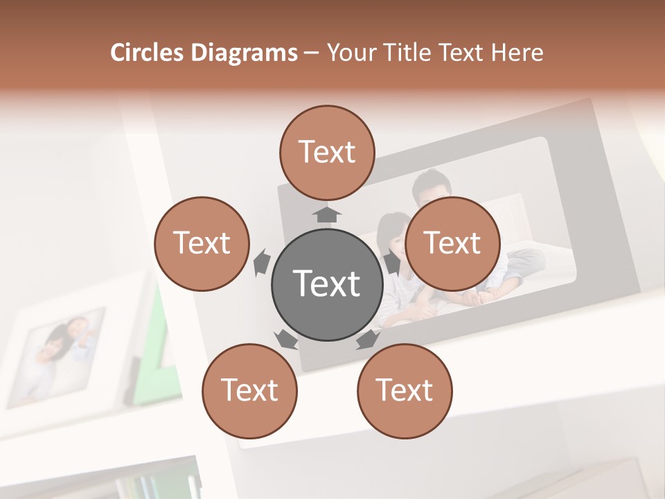 Living Room Happy Face PowerPoint Template