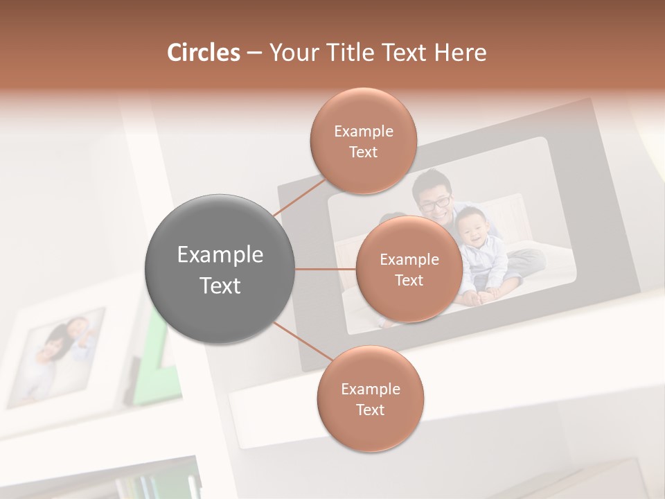 Living Room Happy Face PowerPoint Template