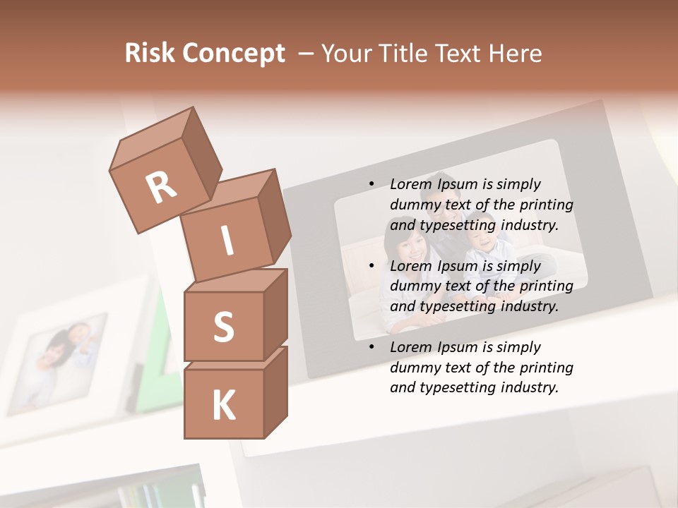 Living Room Happy Face PowerPoint Template