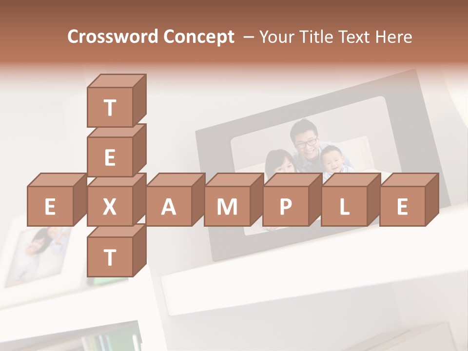 Living Room Happy Face PowerPoint Template