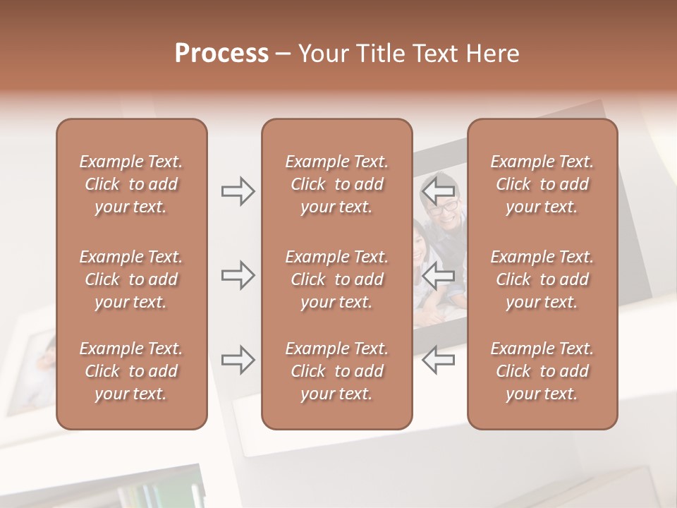 Living Room Happy Face PowerPoint Template