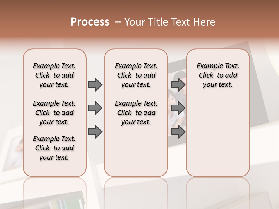 Living Room Happy Face PowerPoint Template