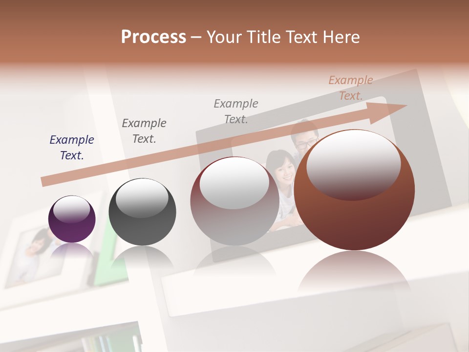 Living Room Happy Face PowerPoint Template