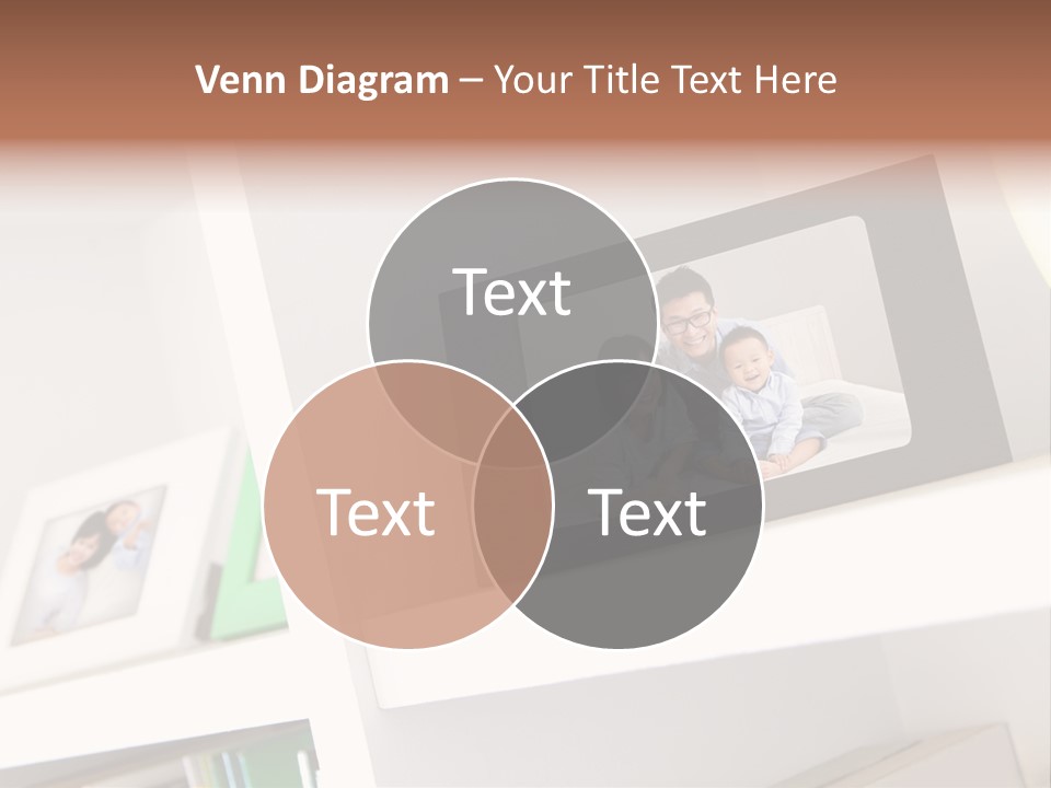 Living Room Happy Face PowerPoint Template