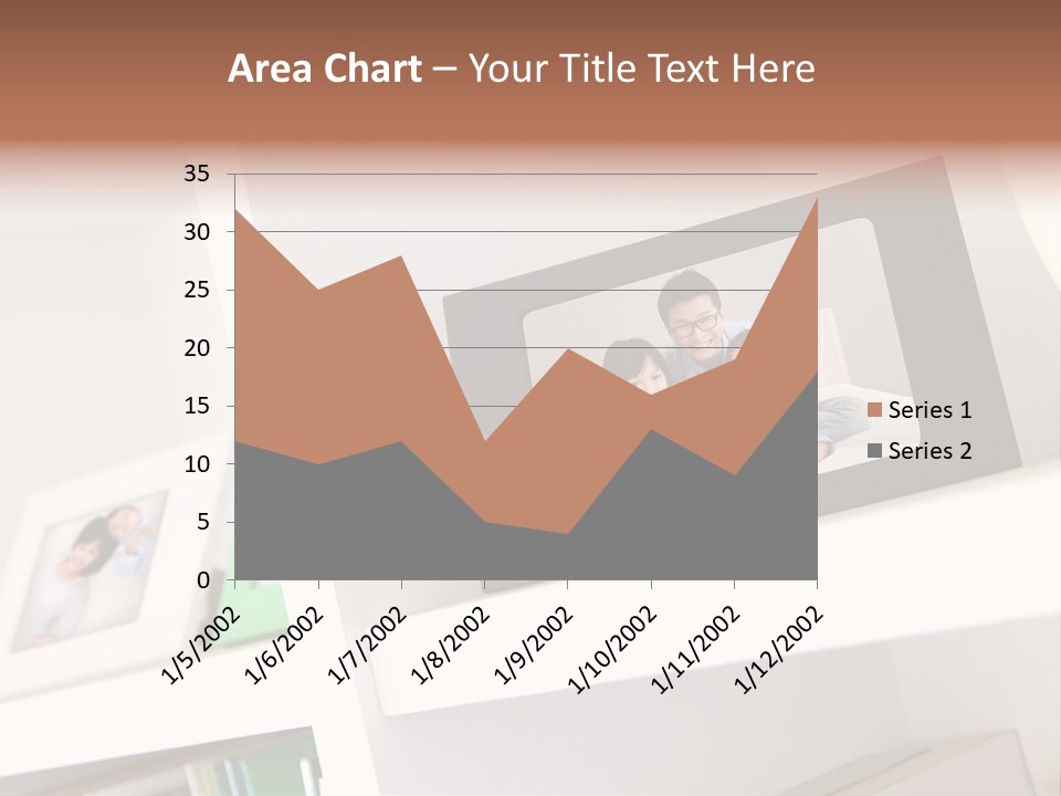 Living Room Happy Face PowerPoint Template