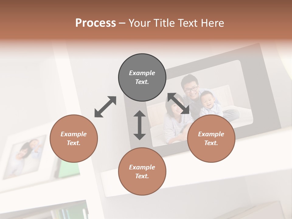 Living Room Happy Face PowerPoint Template