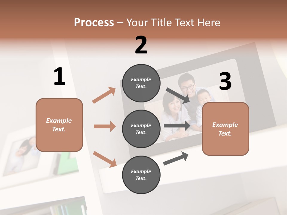 Living Room Happy Face PowerPoint Template