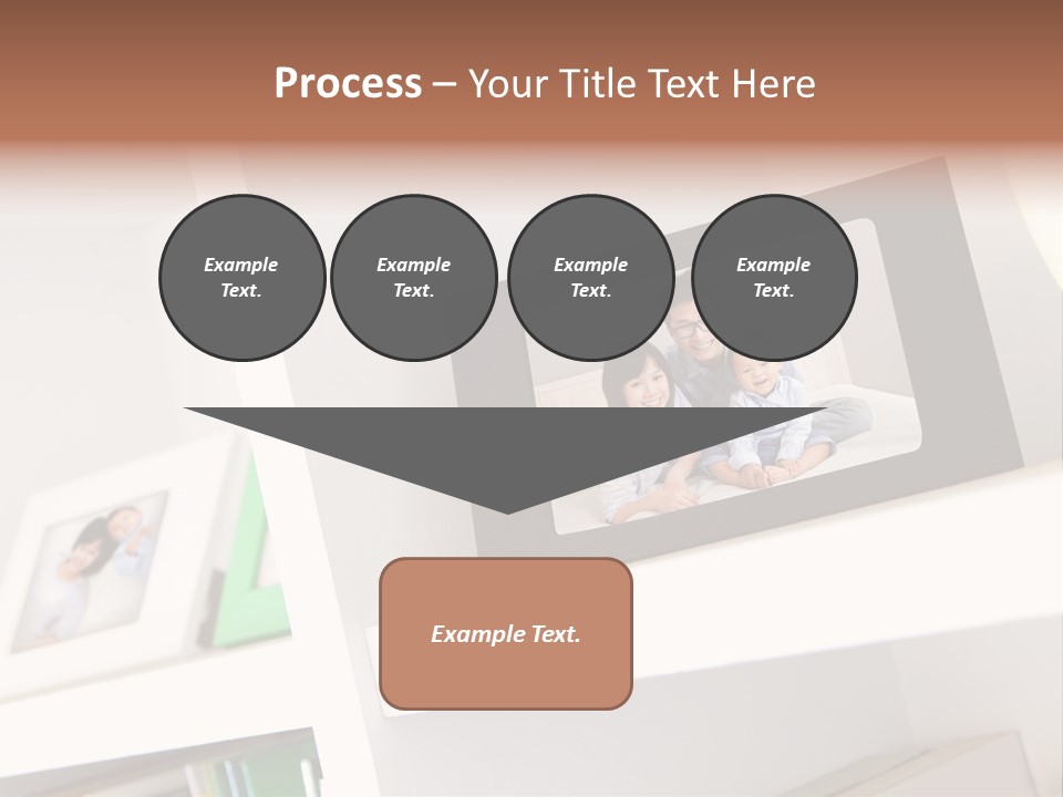 Living Room Happy Face PowerPoint Template