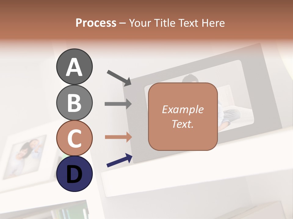 Living Room Happy Face PowerPoint Template