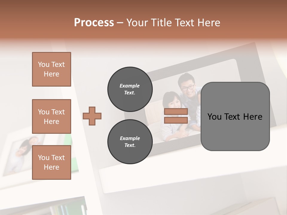 Living Room Happy Face PowerPoint Template