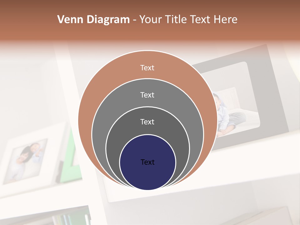 Living Room Happy Face PowerPoint Template