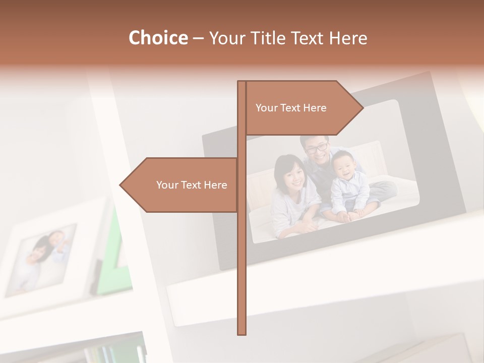 Living Room Happy Face PowerPoint Template