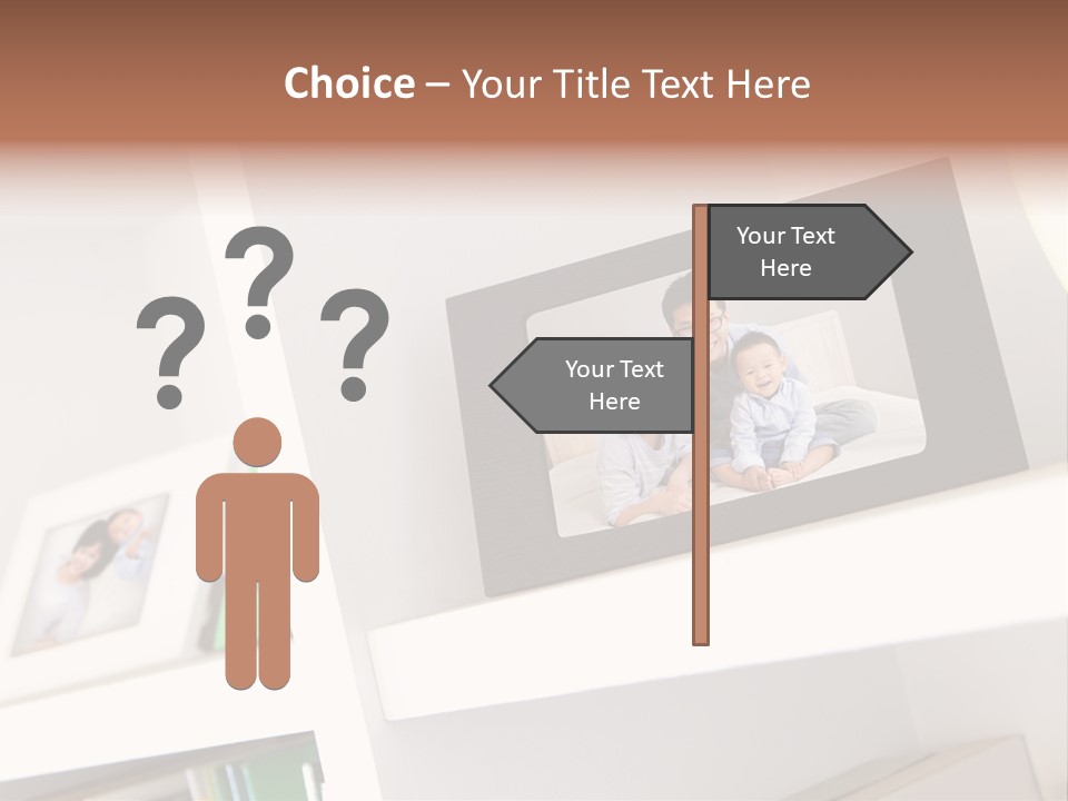 Living Room Happy Face PowerPoint Template