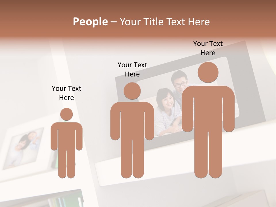 Living Room Happy Face PowerPoint Template