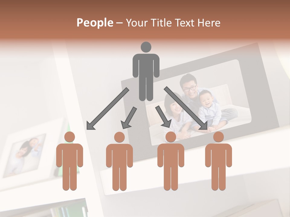 Living Room Happy Face PowerPoint Template