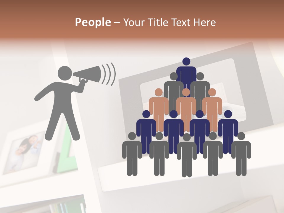 Living Room Happy Face PowerPoint Template