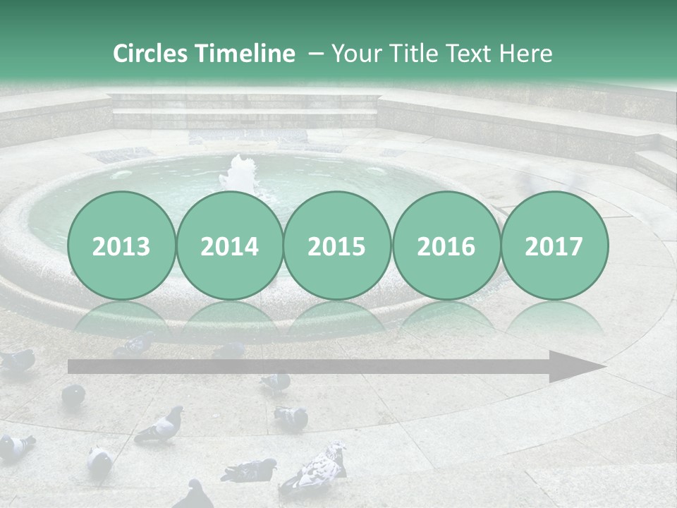 Marble Garden Building PowerPoint Template