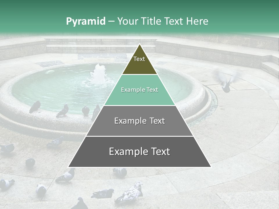 Marble Garden Building PowerPoint Template