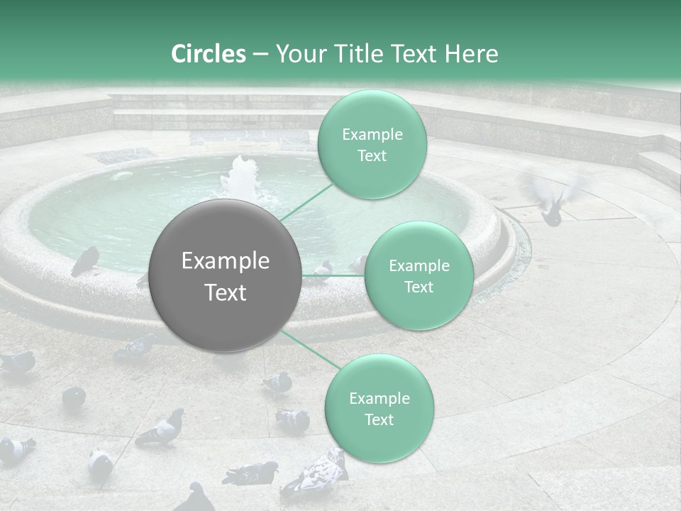 Marble Garden Building PowerPoint Template