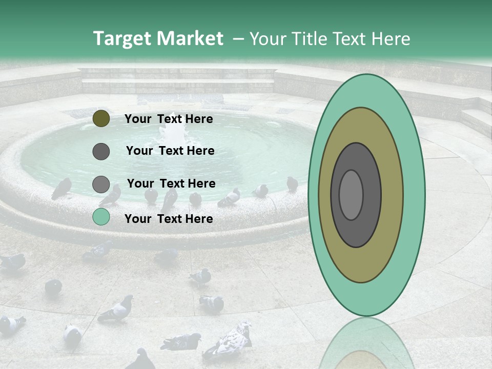 Marble Garden Building PowerPoint Template