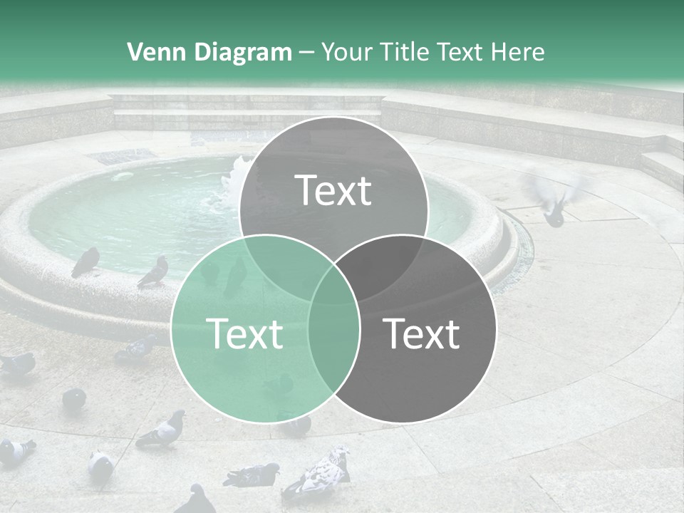 Marble Garden Building PowerPoint Template