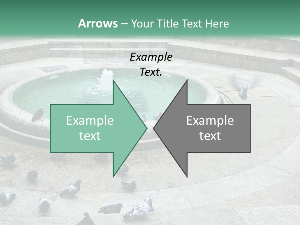 Marble Garden Building PowerPoint Template