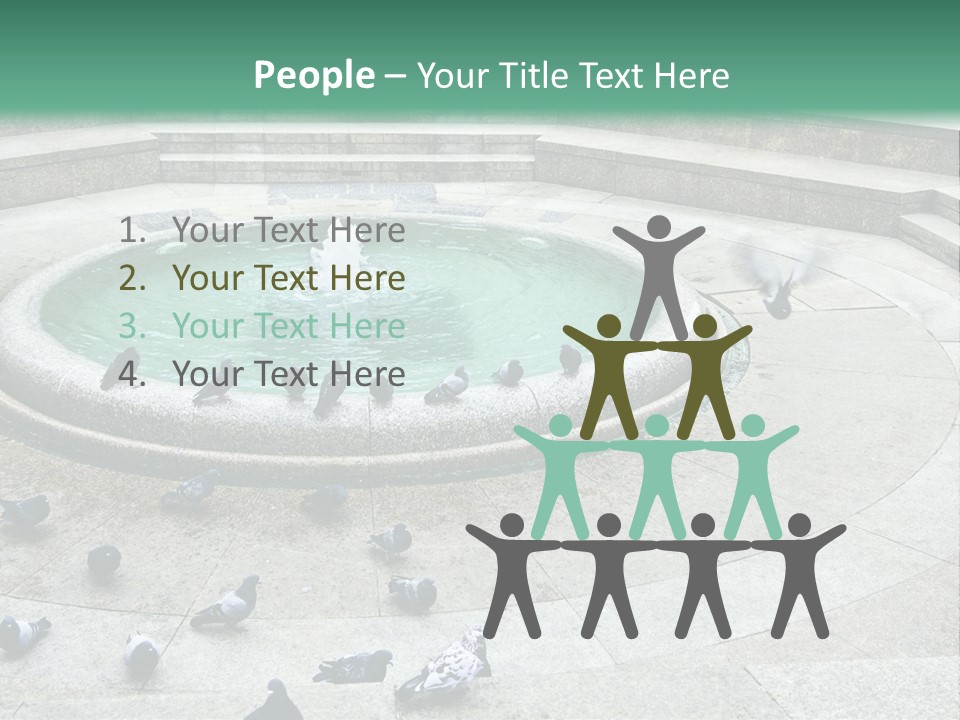 Marble Garden Building PowerPoint Template