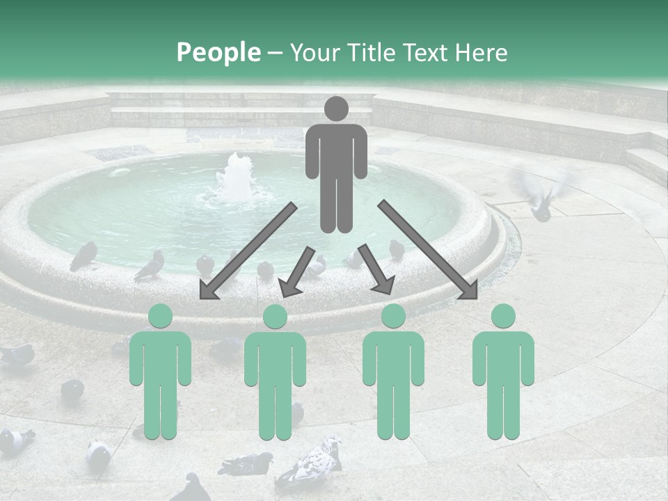 Marble Garden Building PowerPoint Template