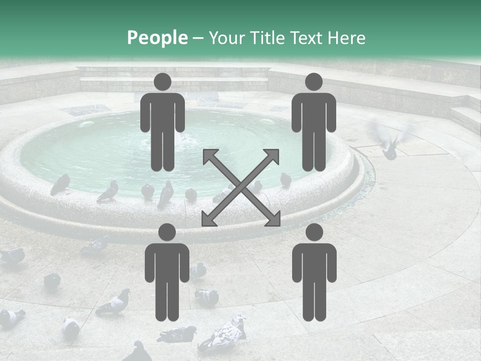 Marble Garden Building PowerPoint Template