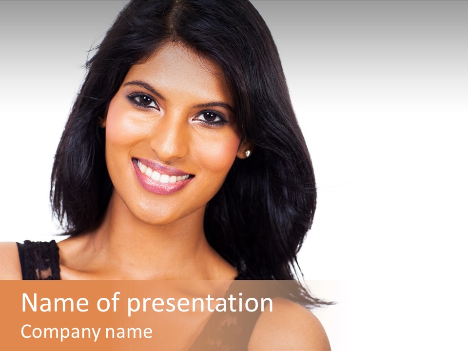 Adult Latin American Looking PowerPoint Template