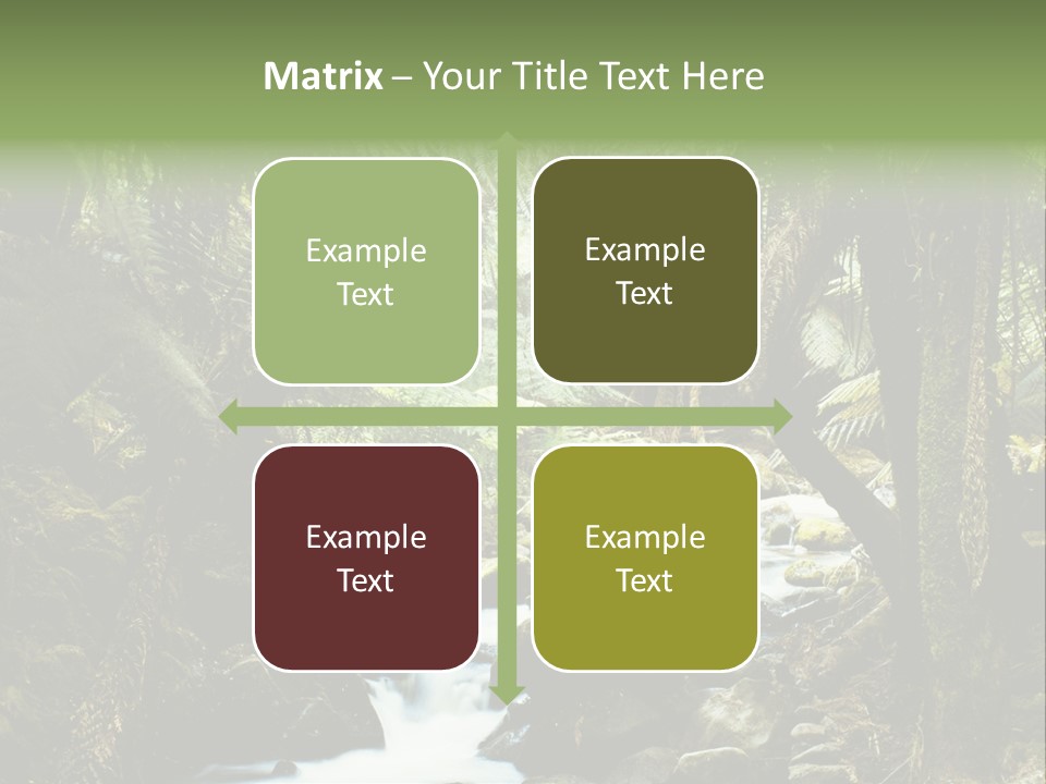 Australia Waterfall National PowerPoint Template