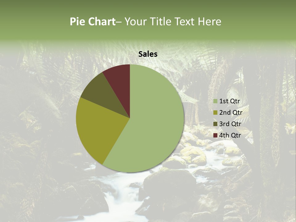 Australia Waterfall National PowerPoint Template