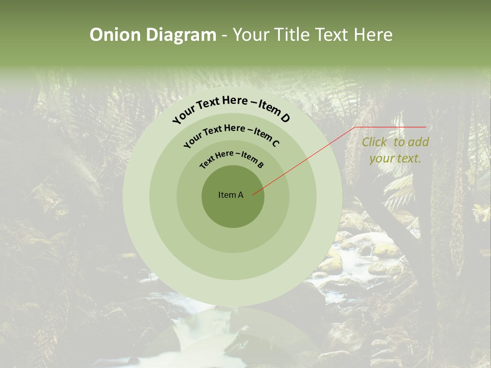 Australia Waterfall National PowerPoint Template