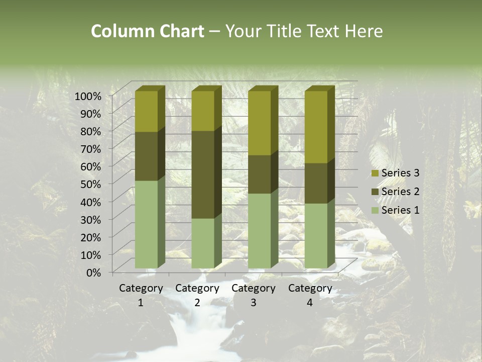 Australia Waterfall National PowerPoint Template