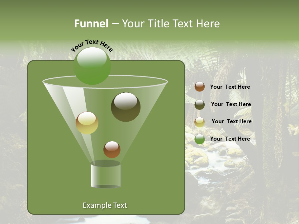 Australia Waterfall National PowerPoint Template