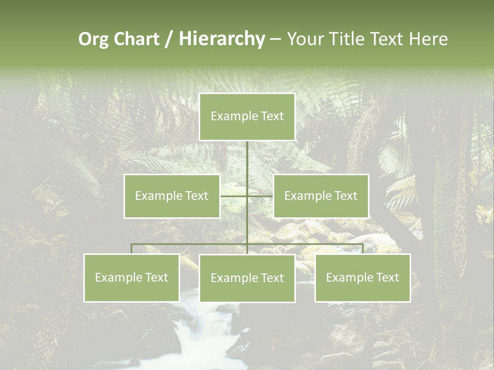 Australia Waterfall National PowerPoint Template