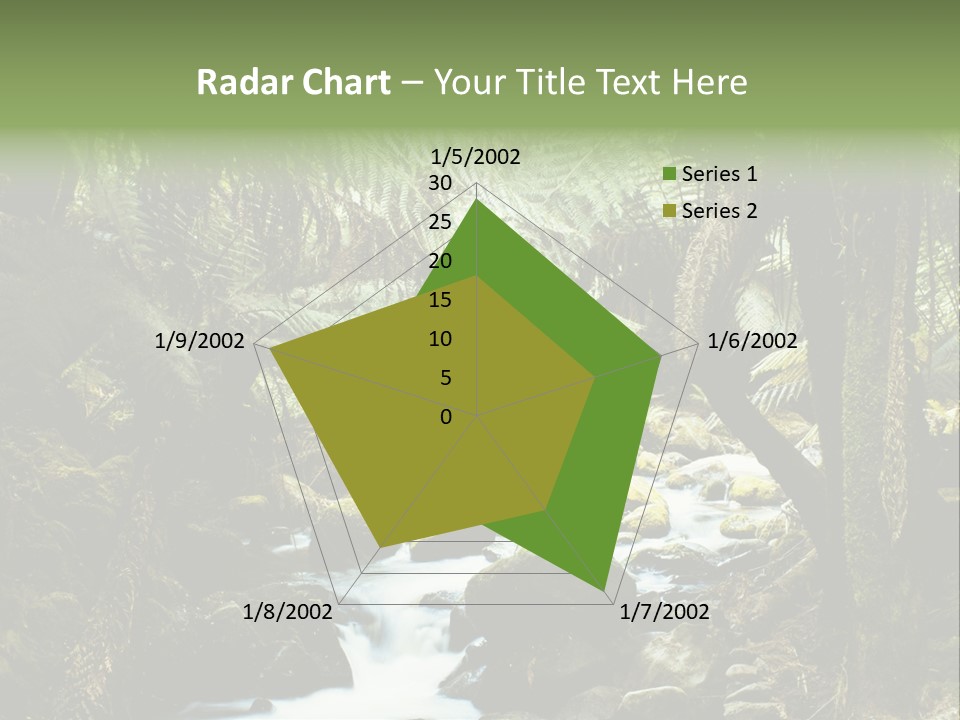 Australia Waterfall National PowerPoint Template