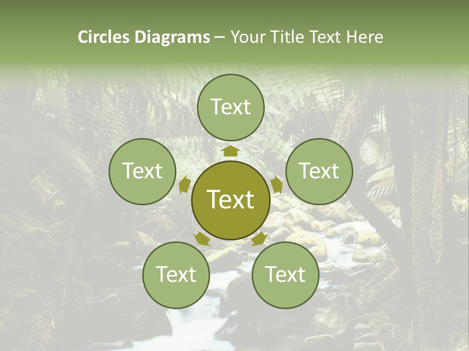 Australia Waterfall National PowerPoint Template