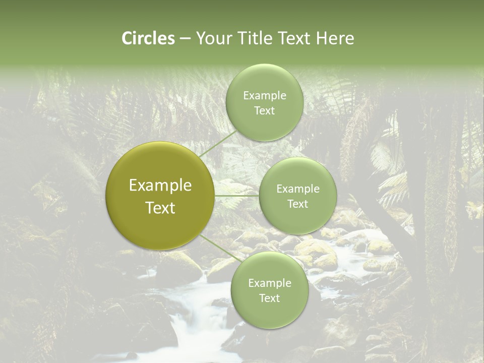 Australia Waterfall National PowerPoint Template