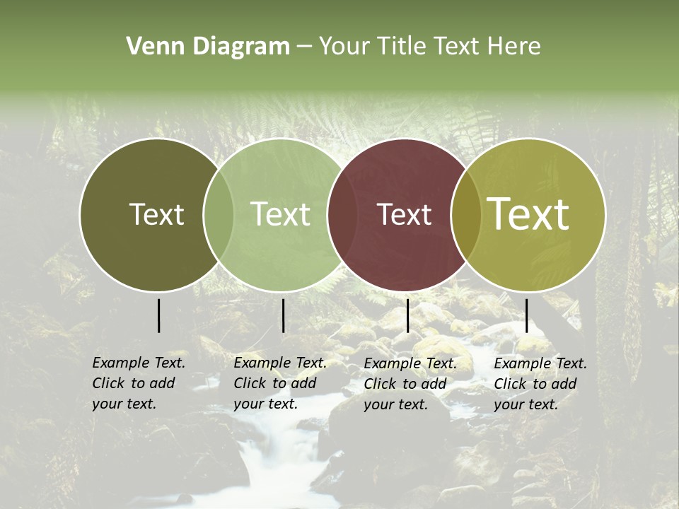 Australia Waterfall National PowerPoint Template
