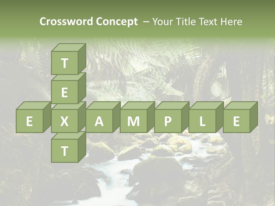 Australia Waterfall National PowerPoint Template