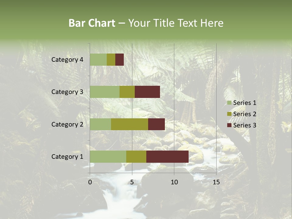 Australia Waterfall National PowerPoint Template