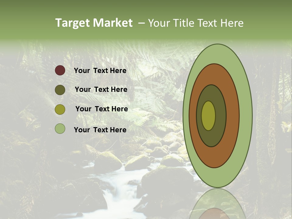 Australia Waterfall National PowerPoint Template