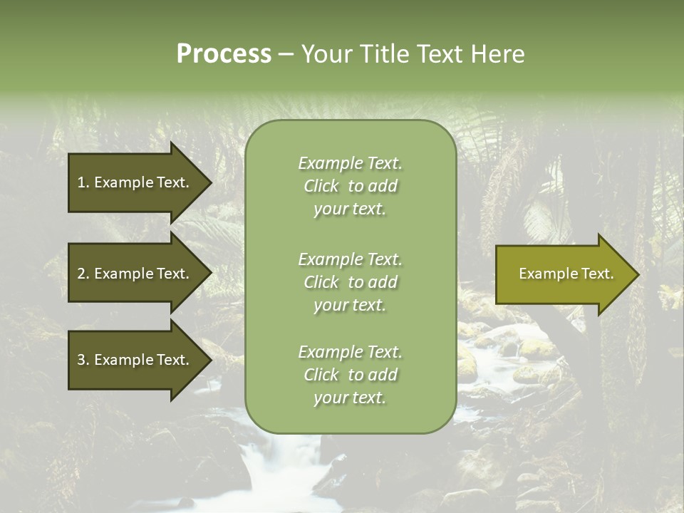 Australia Waterfall National PowerPoint Template