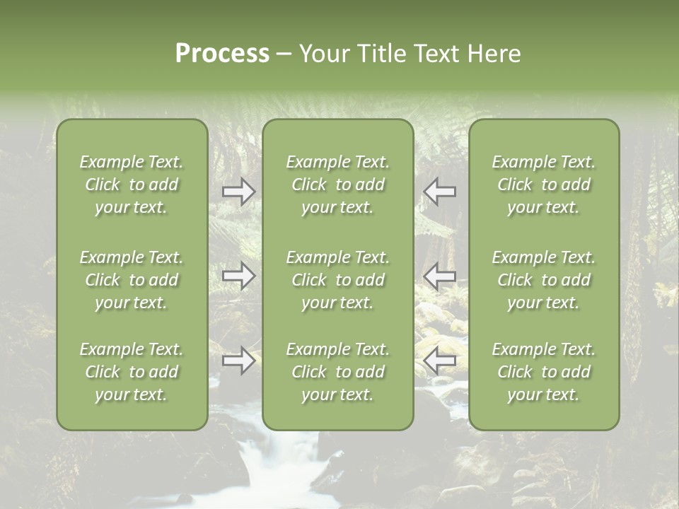Australia Waterfall National PowerPoint Template