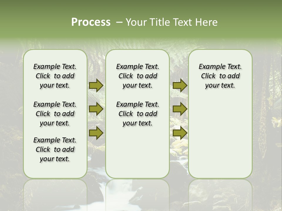 Australia Waterfall National PowerPoint Template